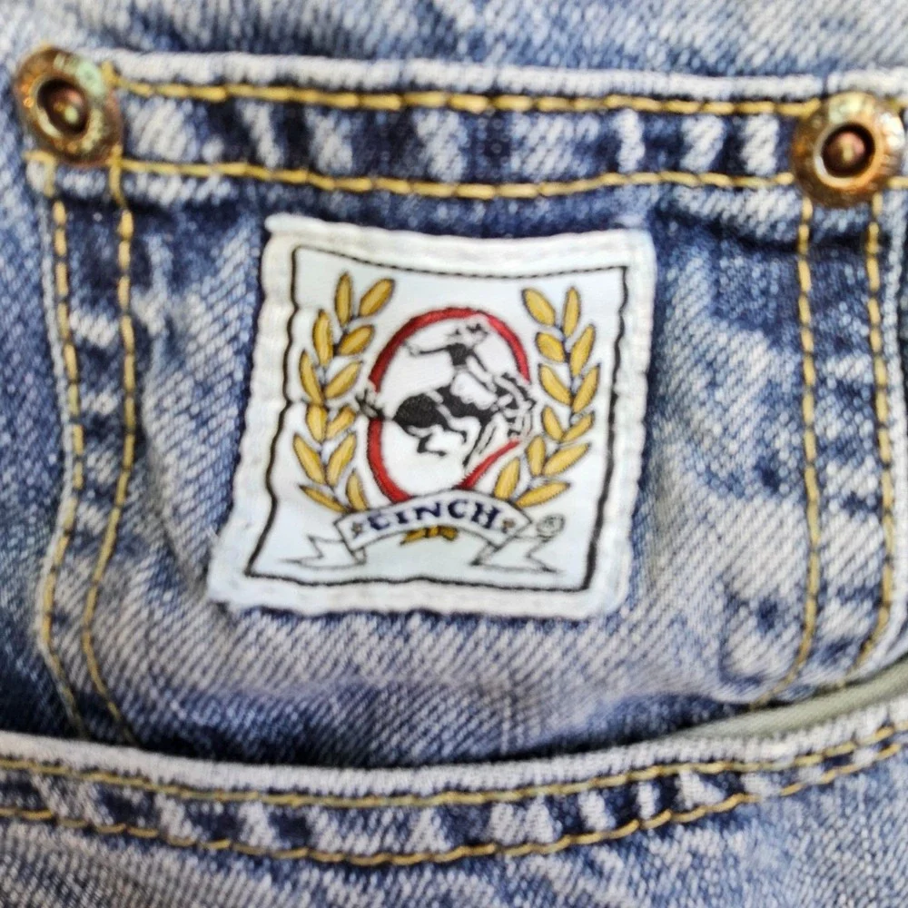 Cinch Mens MB92834003 Straight Leg Blue Denim Jeans 34x38 Medium Wash Cowboy - Picture 11 of 16